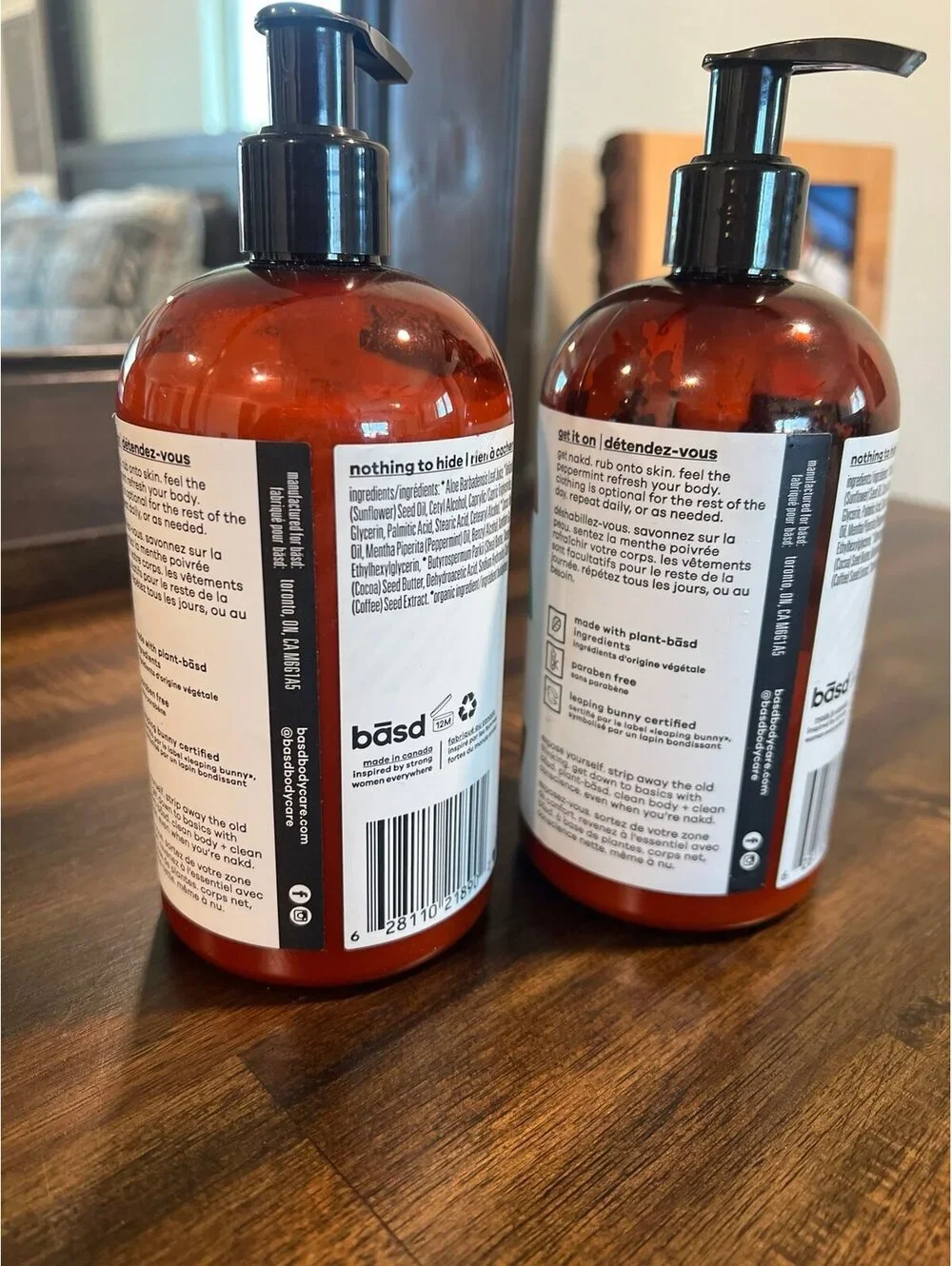 Basd Body Lotion Mint discontinued one brand new and 1/2 full